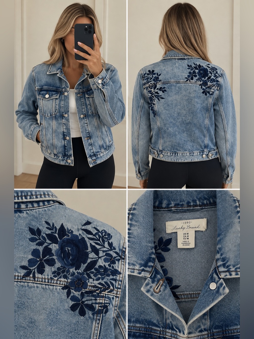 H&M Wash Denim Jacket - Women